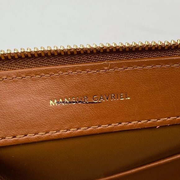 Mansur Gavriel Mini M Frame Leather Crossbody Bag - Picture 11 of 12